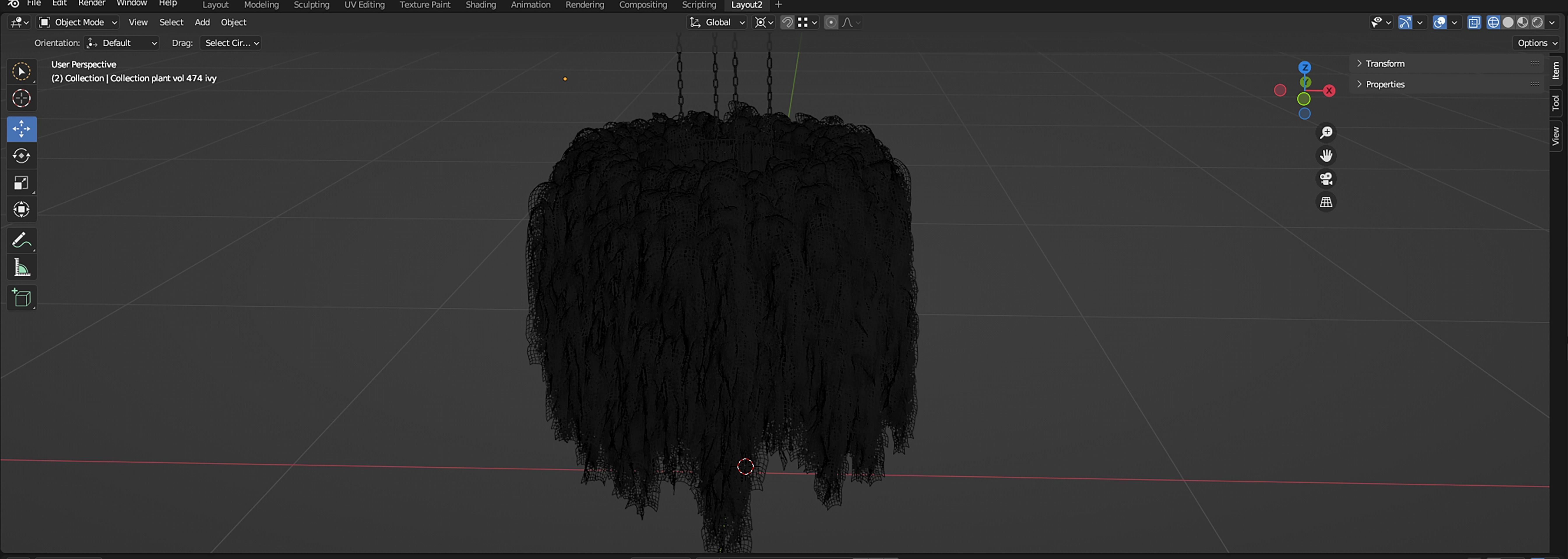 Collection plant vol 474 - blender model  3D model_7