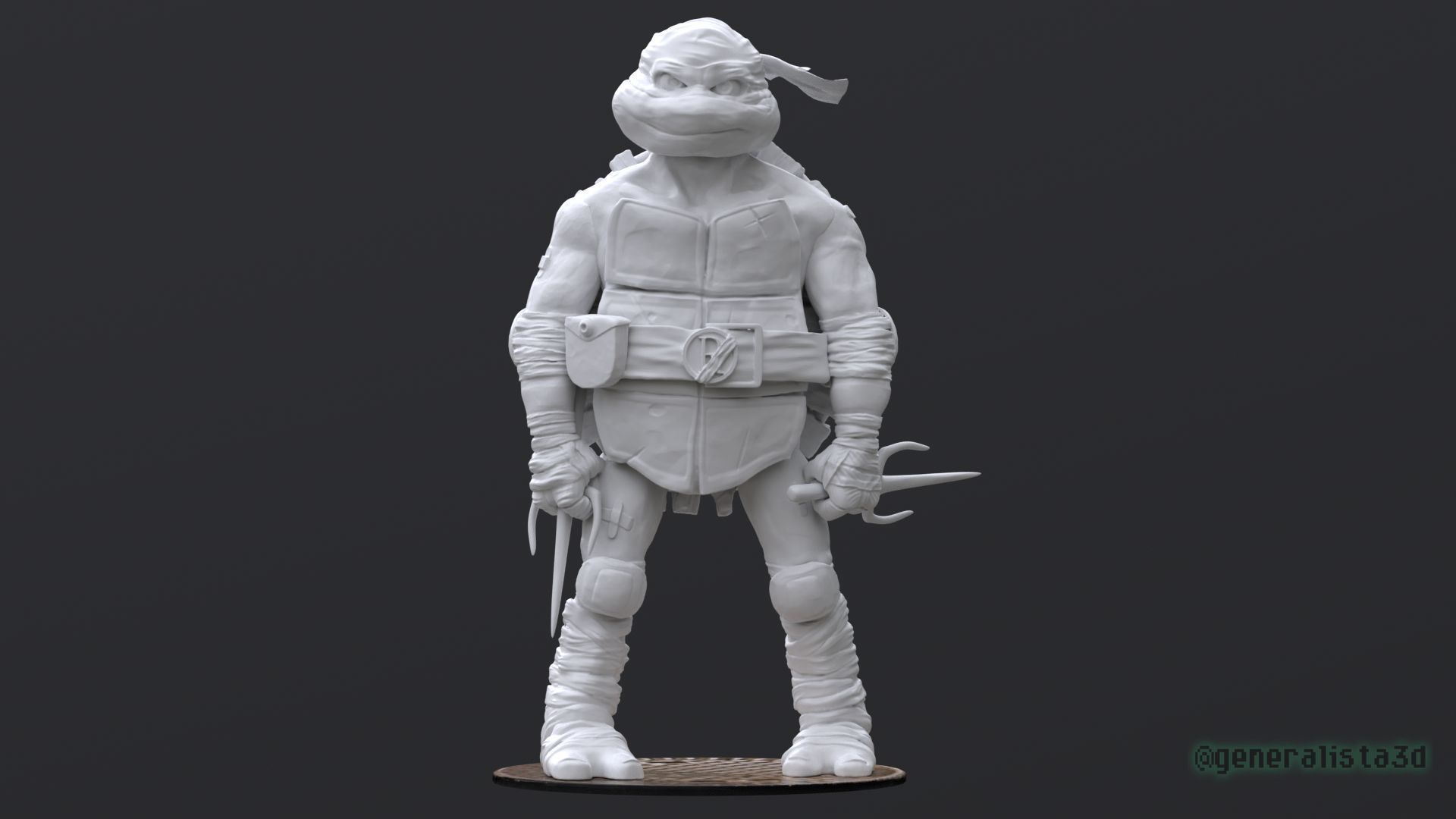 Raphael fan art from TMNT Mutant Mayhem Movie 3D print model_1