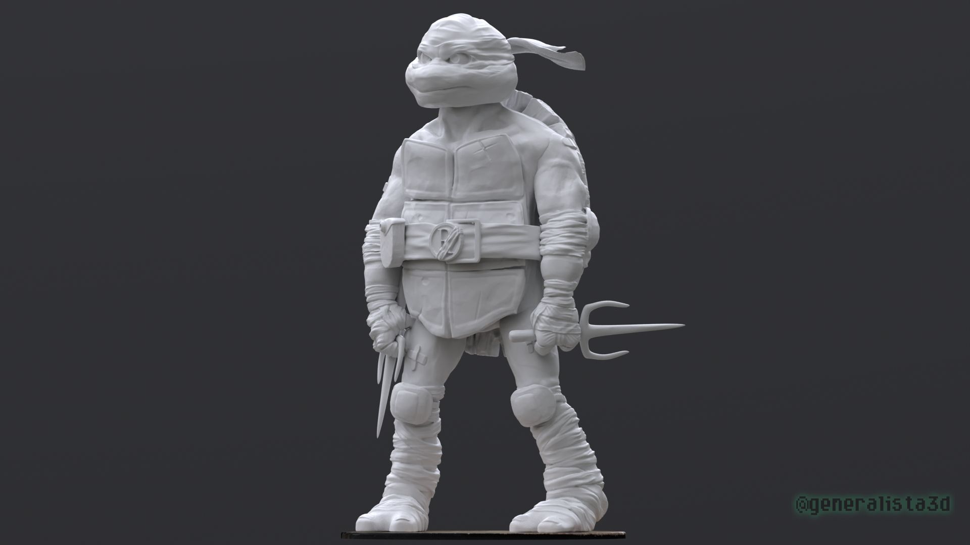 Raphael fan art from TMNT Mutant Mayhem Movie 3D print model_6
