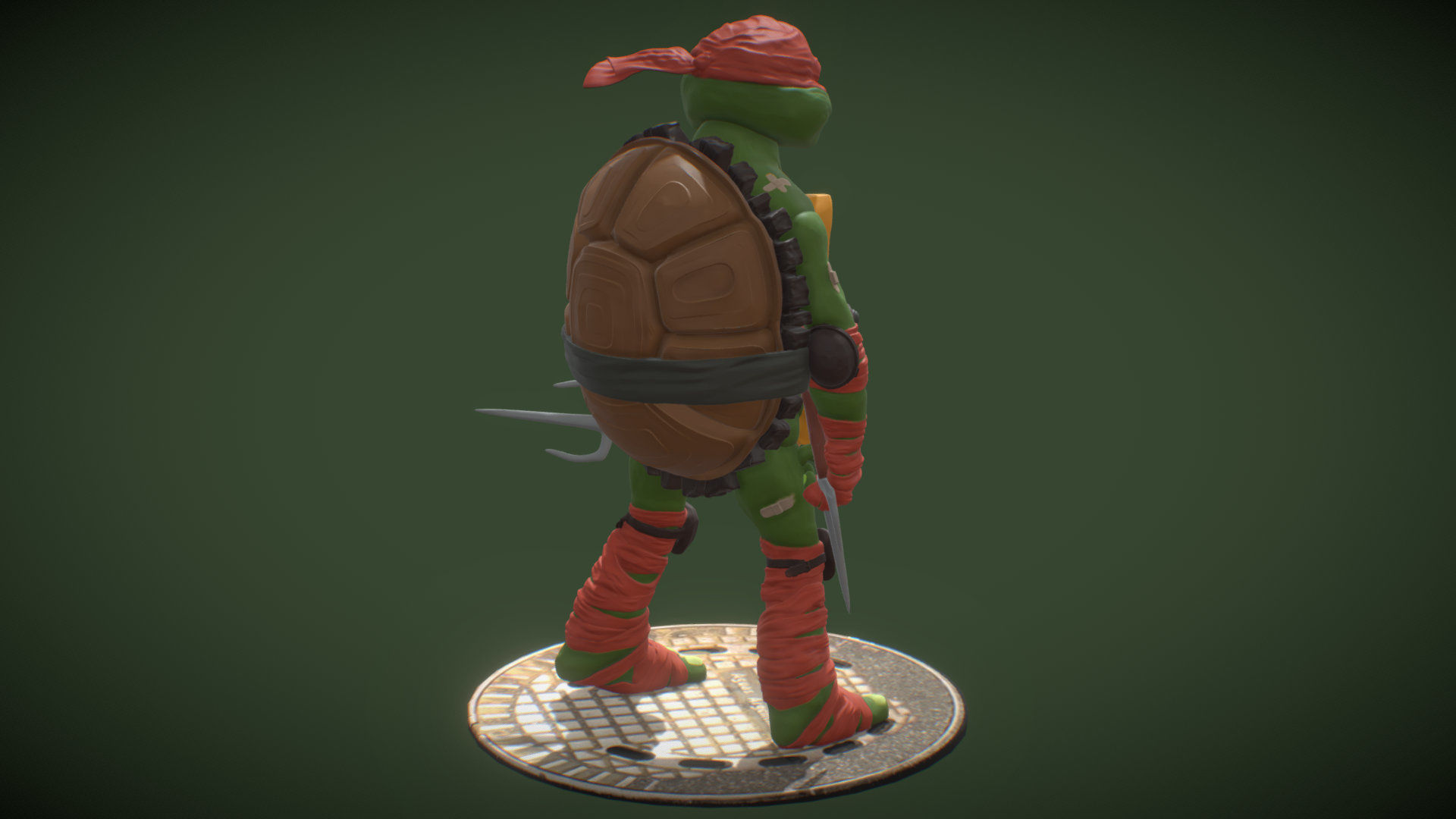 Raphael fan art from TMNT Mutant Mayhem Movie 3D print model_16
