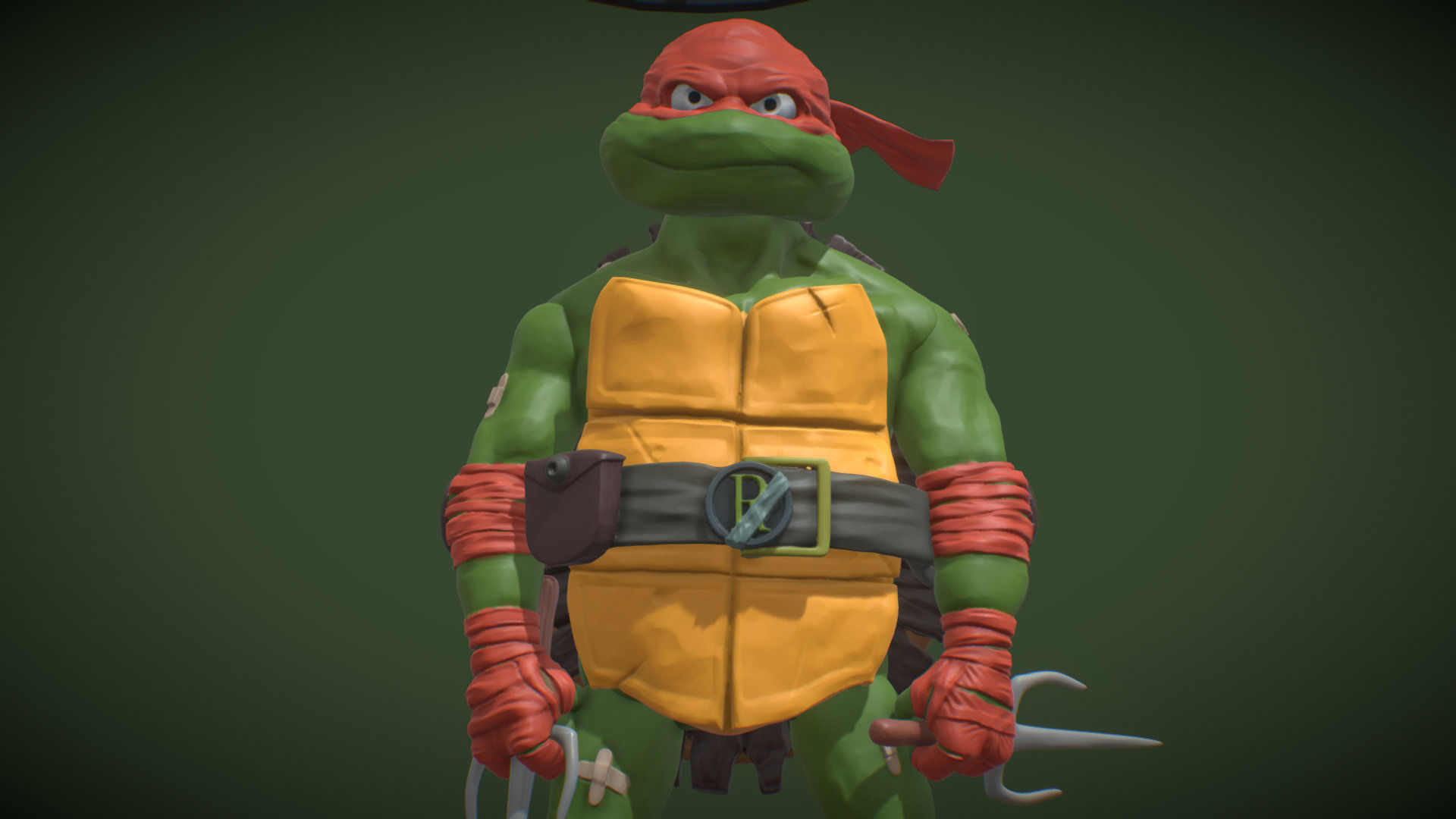 Raphael fan art from TMNT Mutant Mayhem Movie 3D print model_14