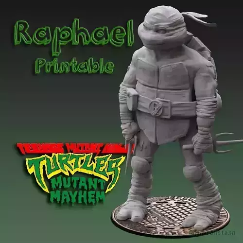 Raphael  fan art from TMNT Mutant Mayhem Movie 3D print model
