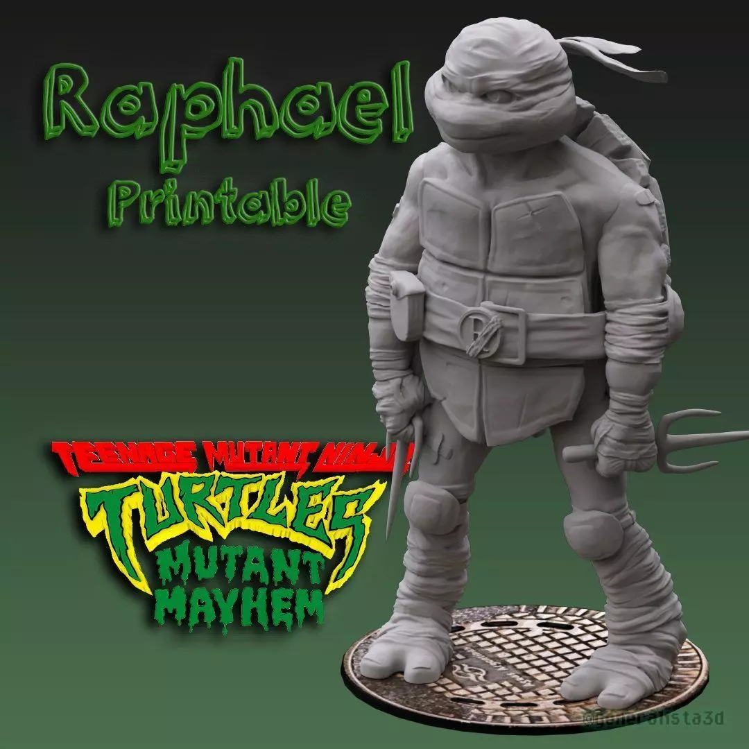 Raphael fan art from TMNT Mutant Mayhem Movie 3D print model_0