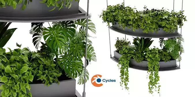 Collection plant vol 475 - blender model 