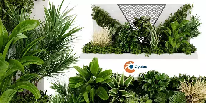 Collection plant vol 476 - blender model 