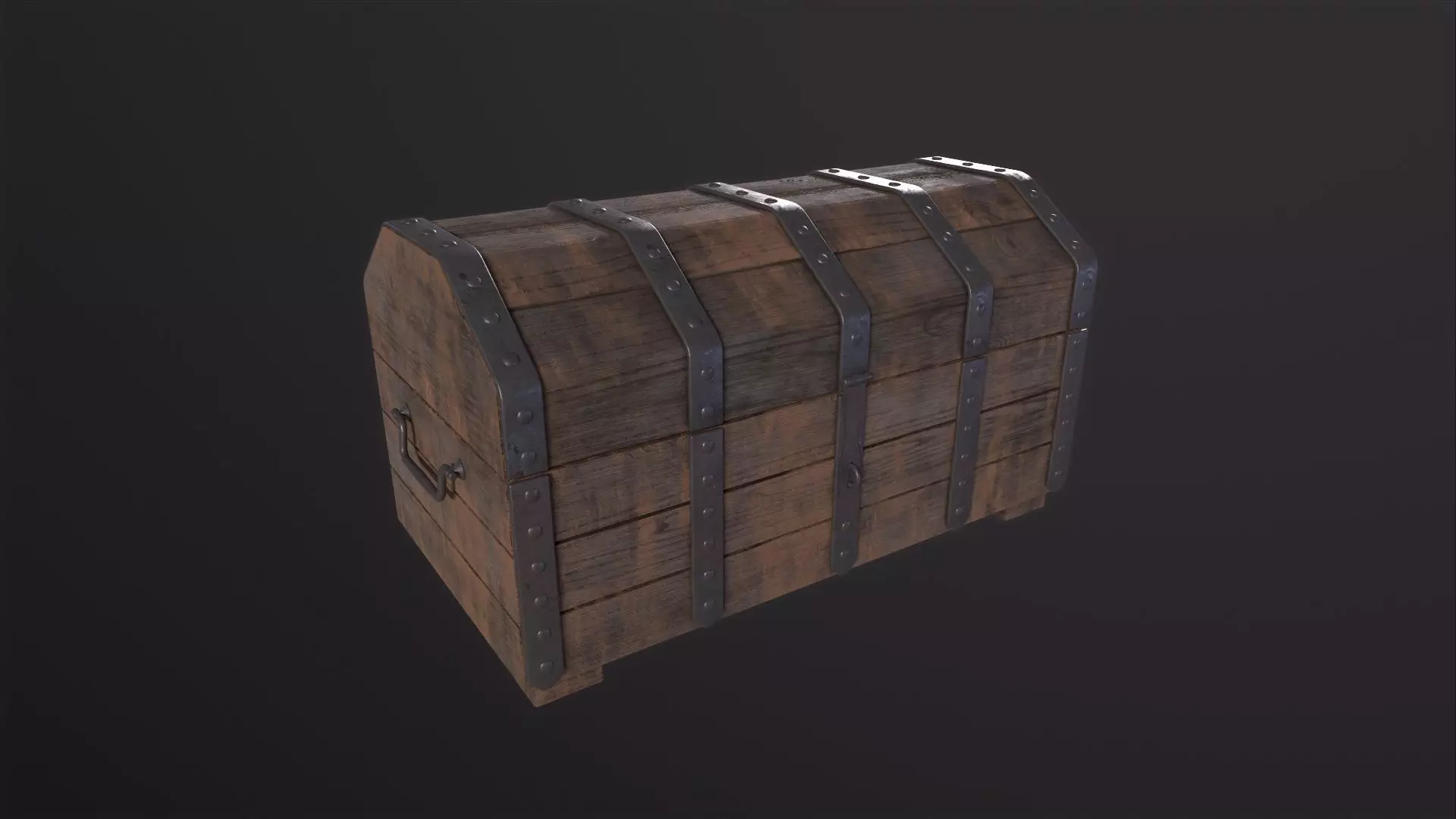 Medieval Chest 3D Model Low-poly 3D model_0