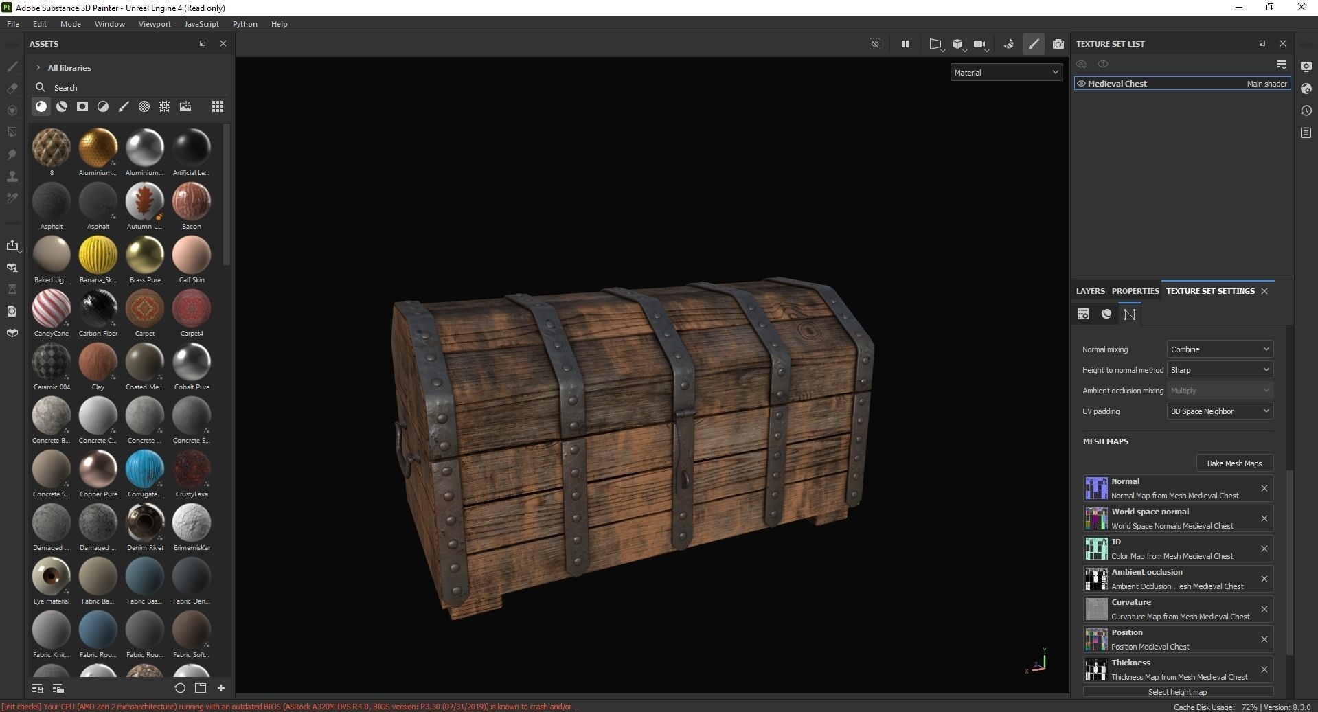 Medieval Chest 3D Model Low-poly 3D model_7