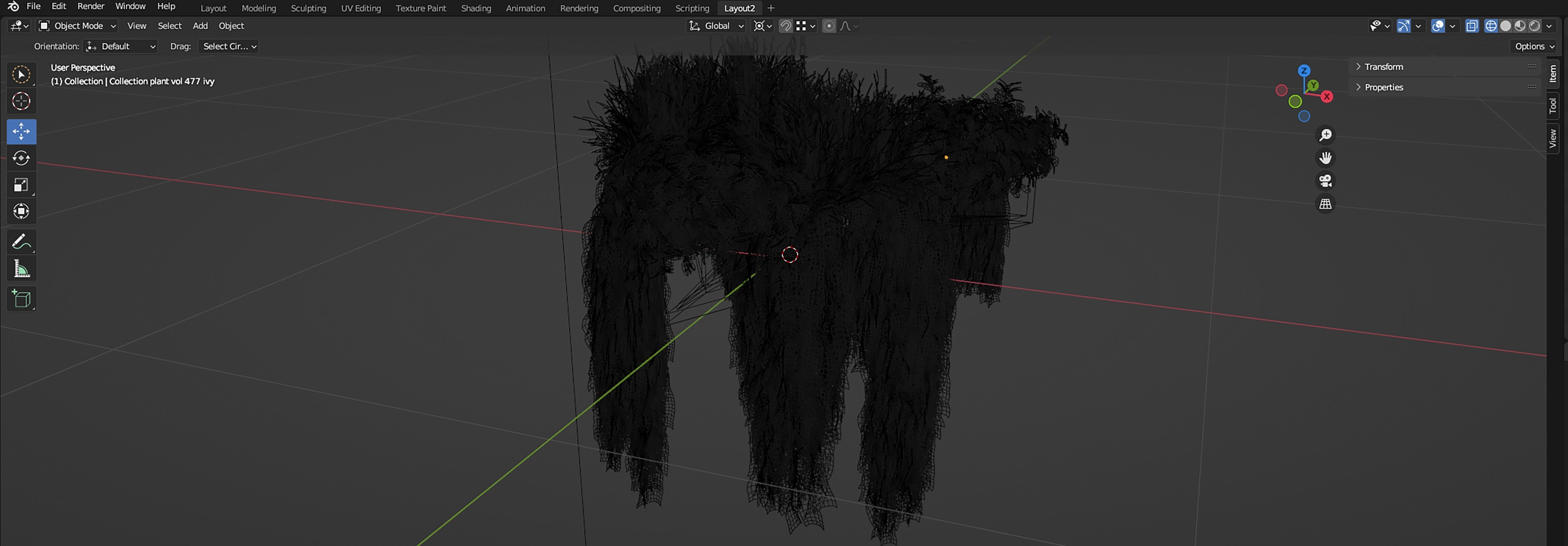 Collection plant vol 477 - blender model  3D model_7