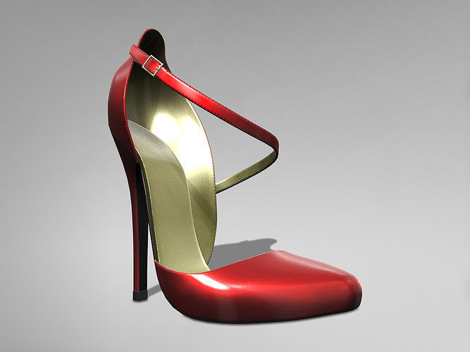 Chicheels High Heels Low-poly 3D model