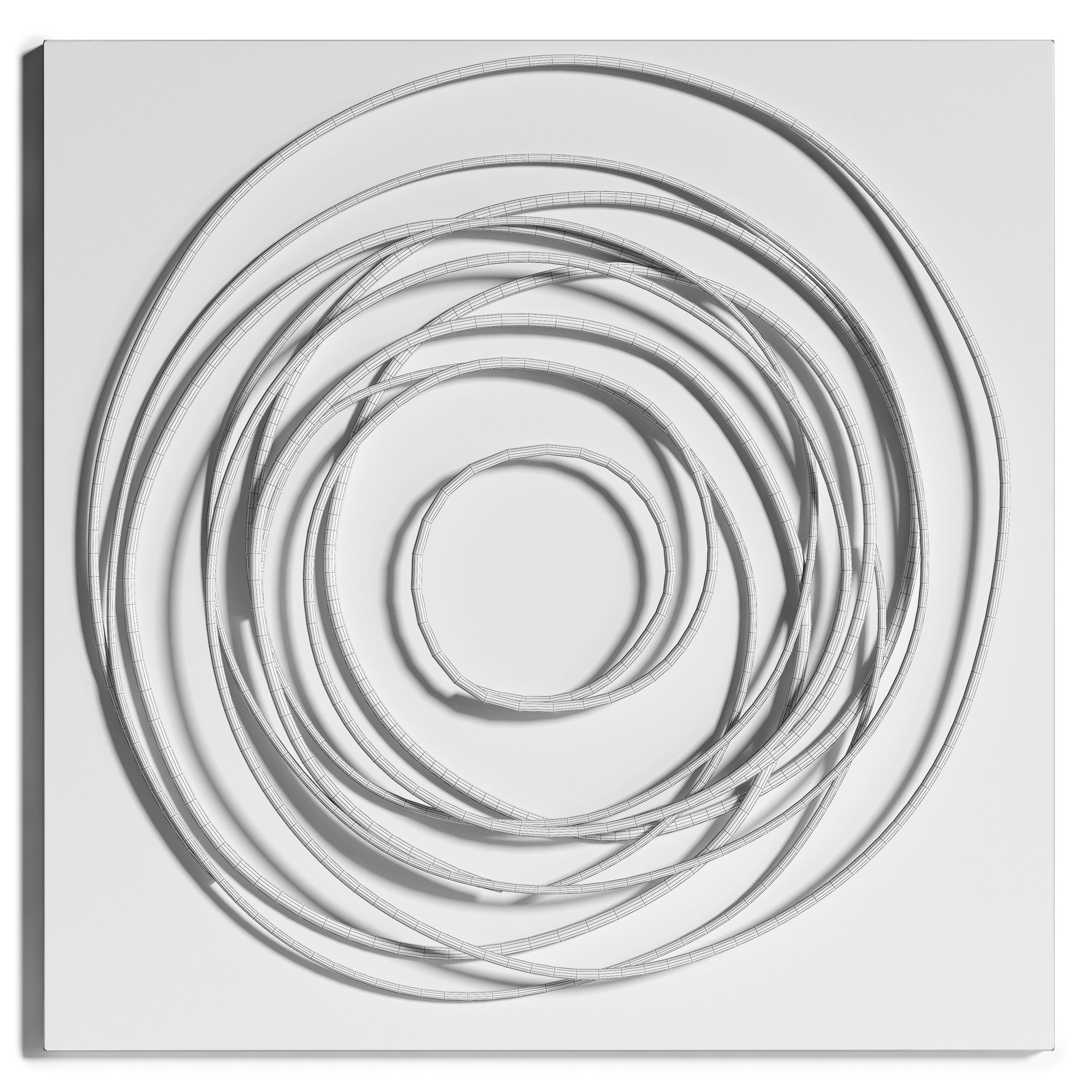 Uttermost Whirlwind metal wall decor 3D model_5