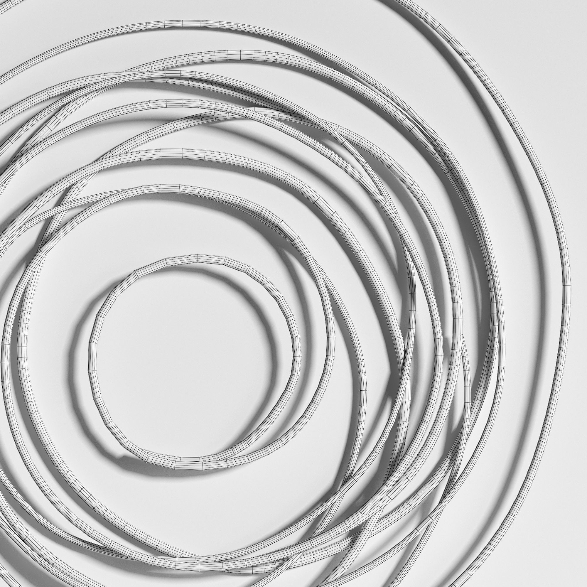 Uttermost Whirlwind metal wall decor 3D model_7