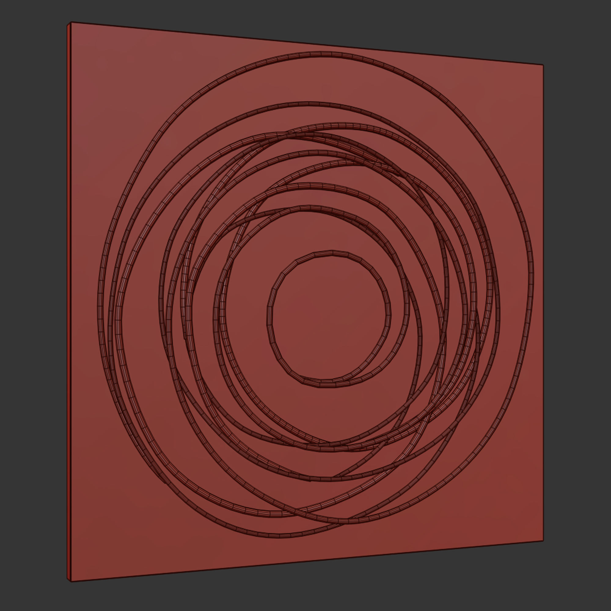 Uttermost Whirlwind metal wall decor 3D model_10