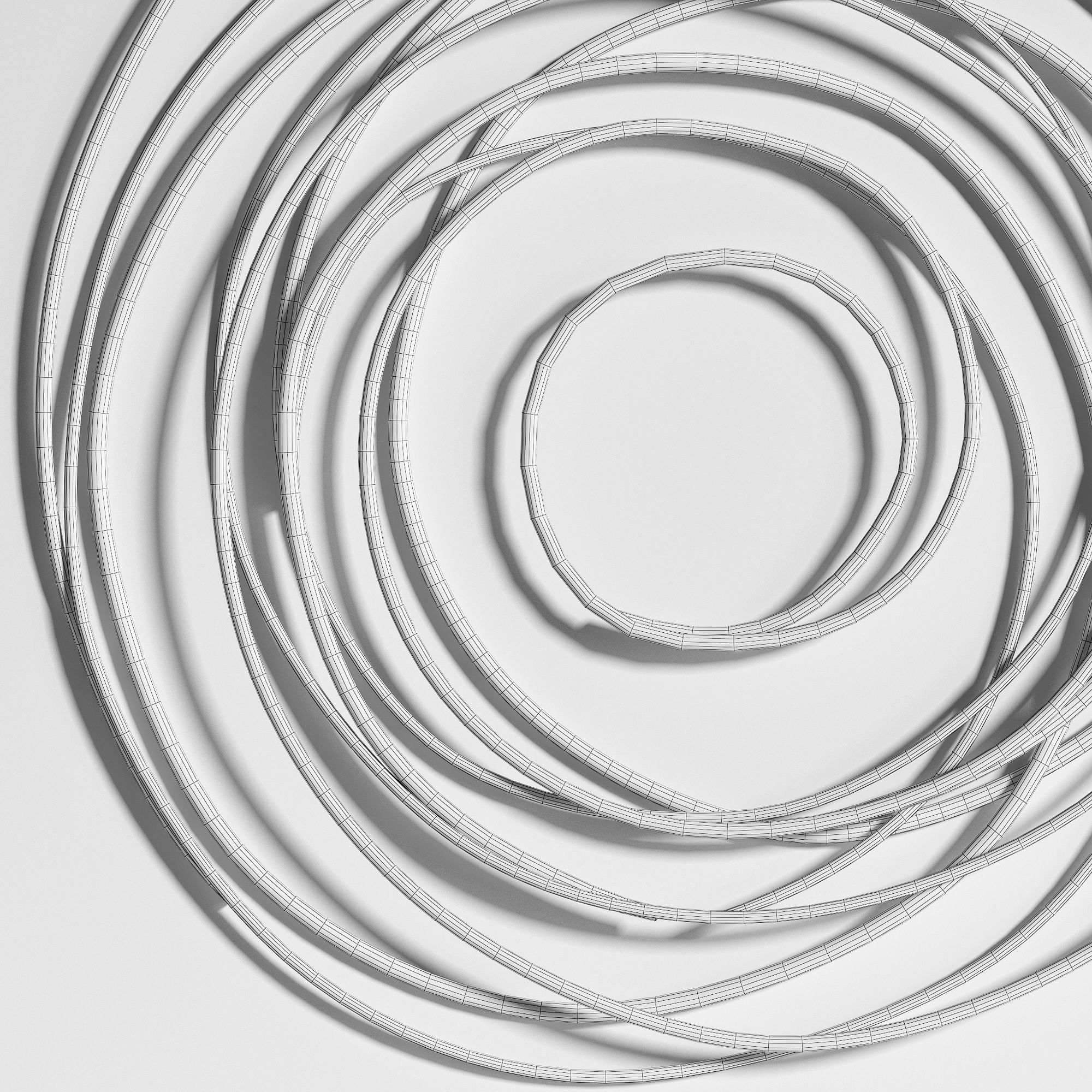 Uttermost Whirlwind metal wall decor 3D model_6