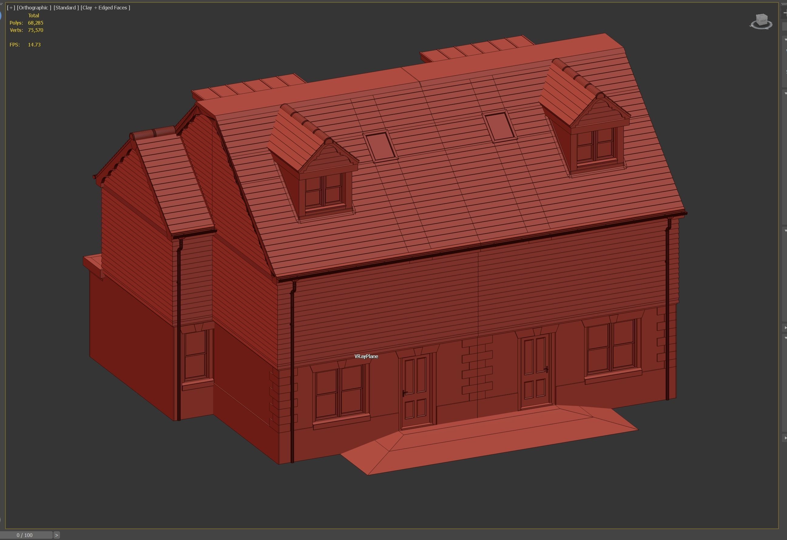 British House Chapel Road 3D model_6