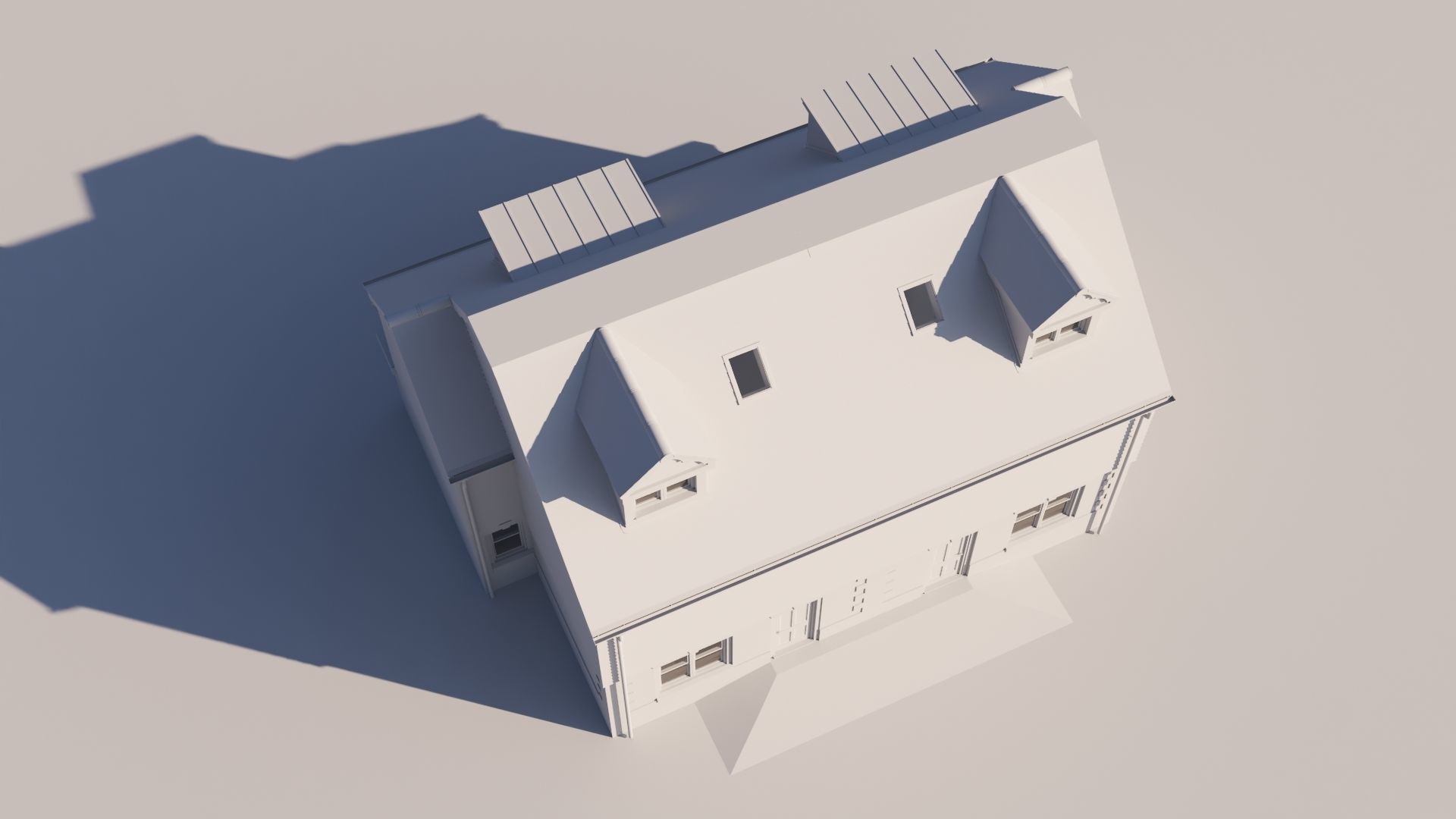 British House Chapel Road 3D model_5