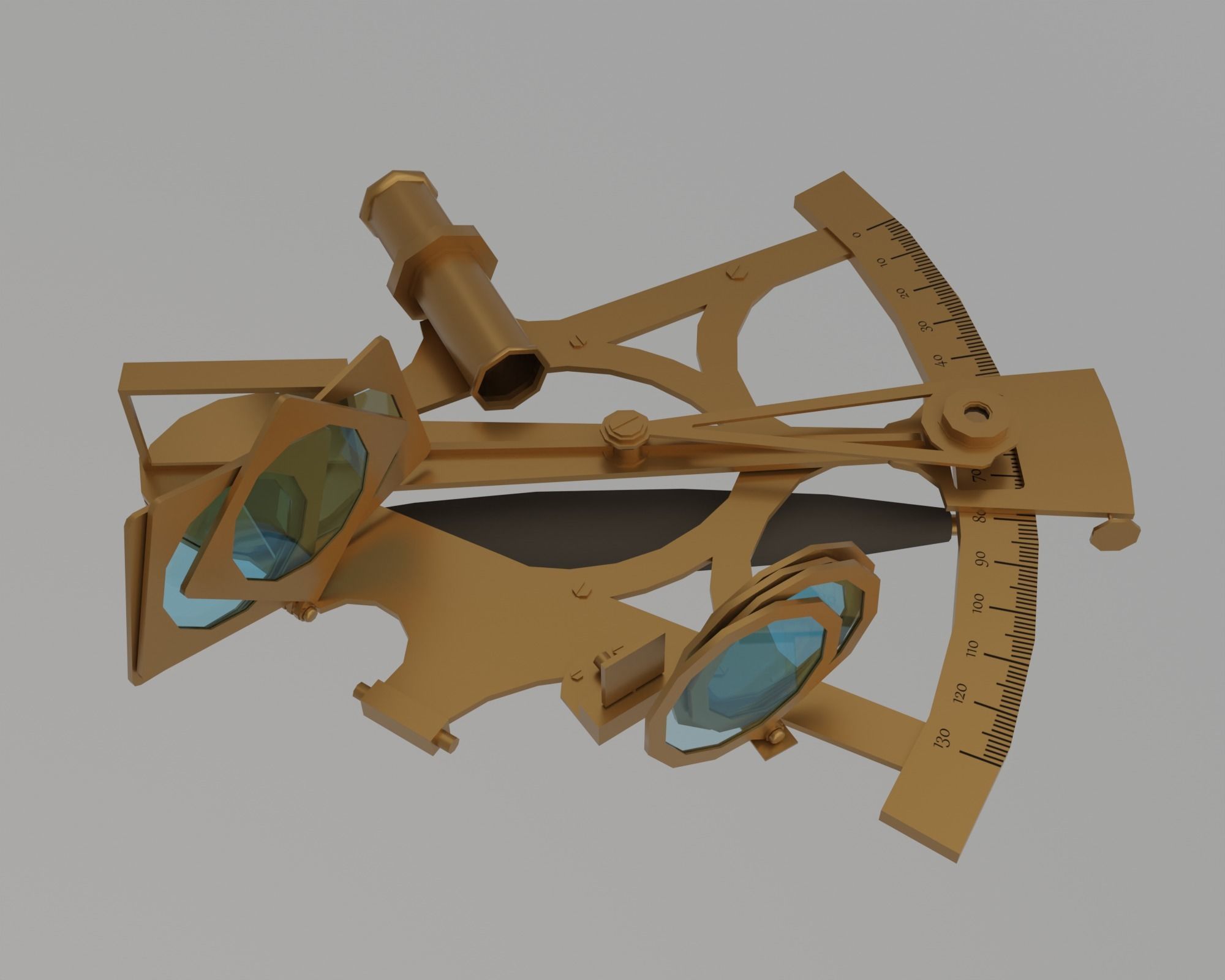 Underwater home Low-poly 3D model_33