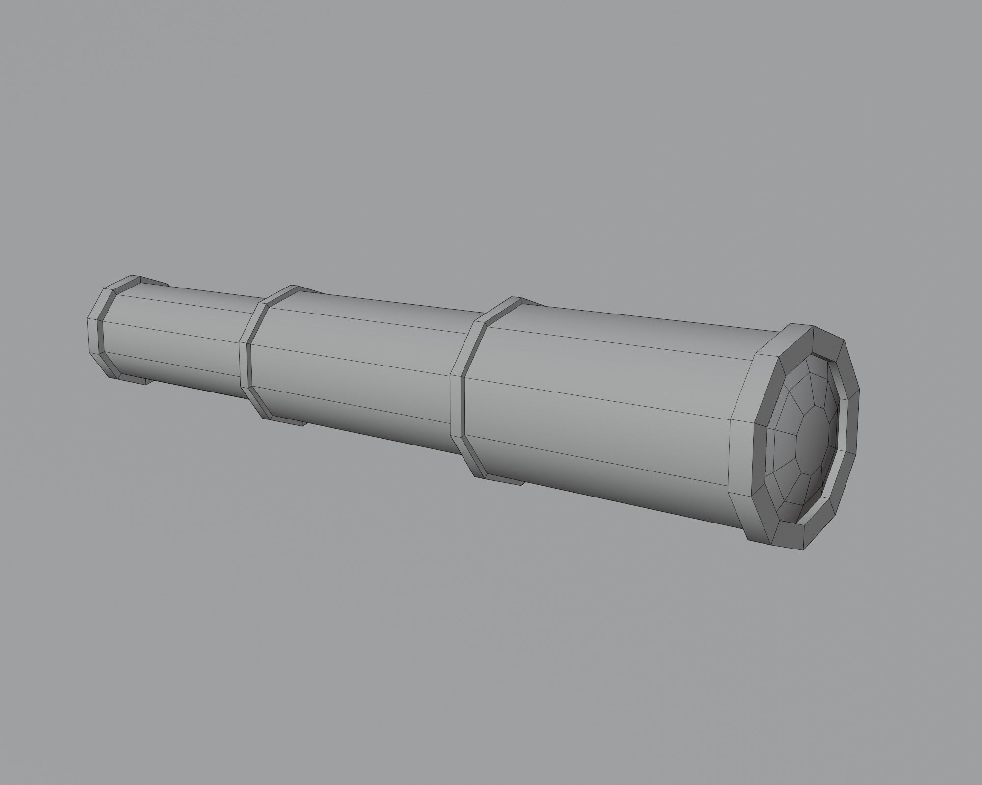 Underwater home Low-poly 3D model_28