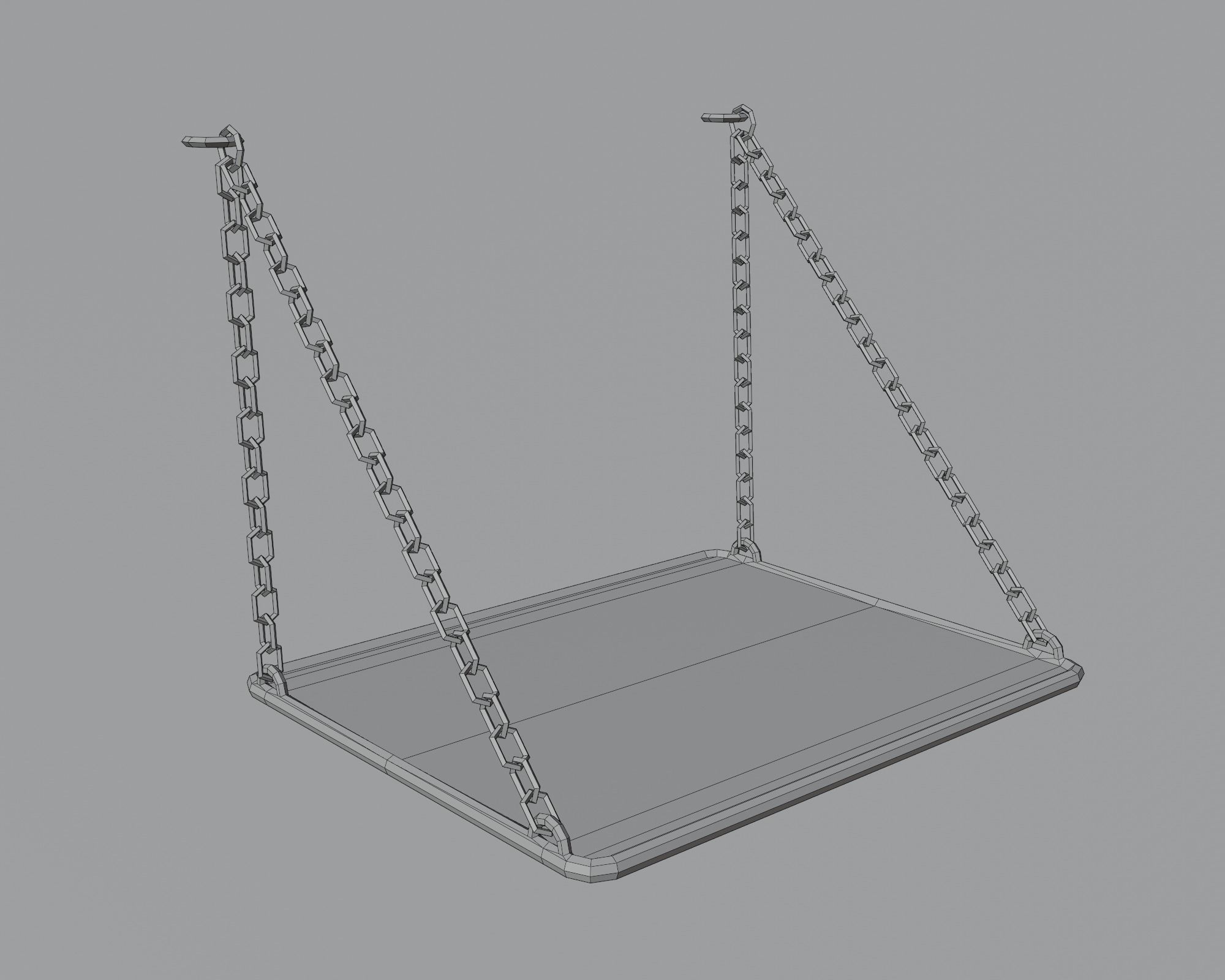 Underwater home Low-poly 3D model_26