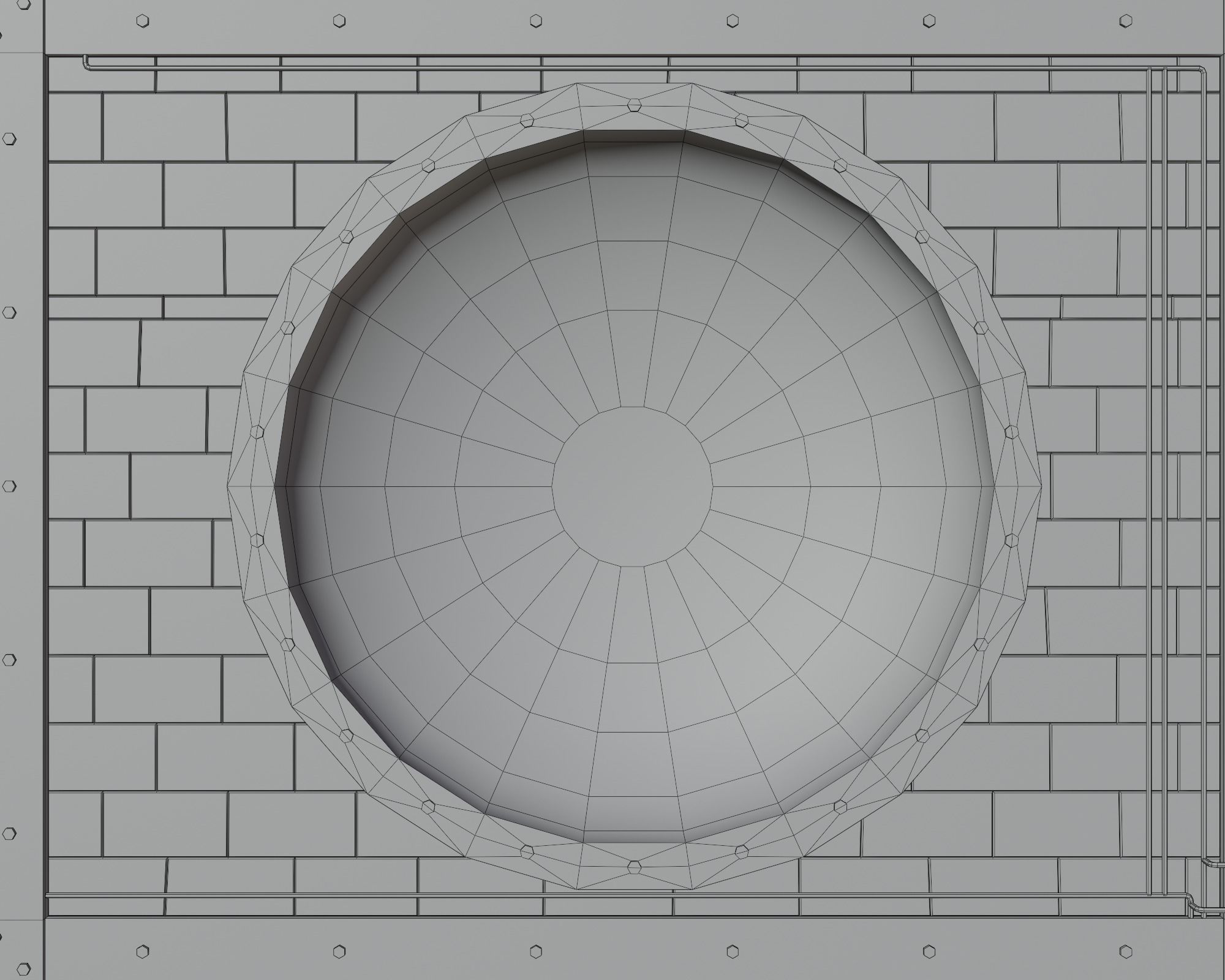 Underwater home Low-poly 3D model_42