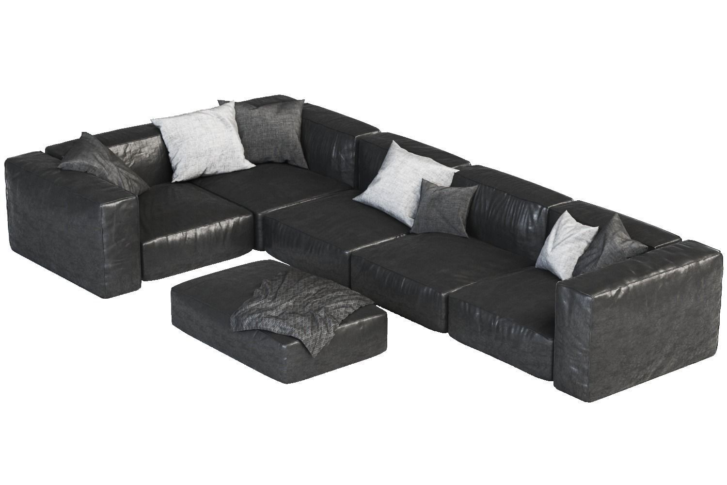comfortable sofa 3D model_11