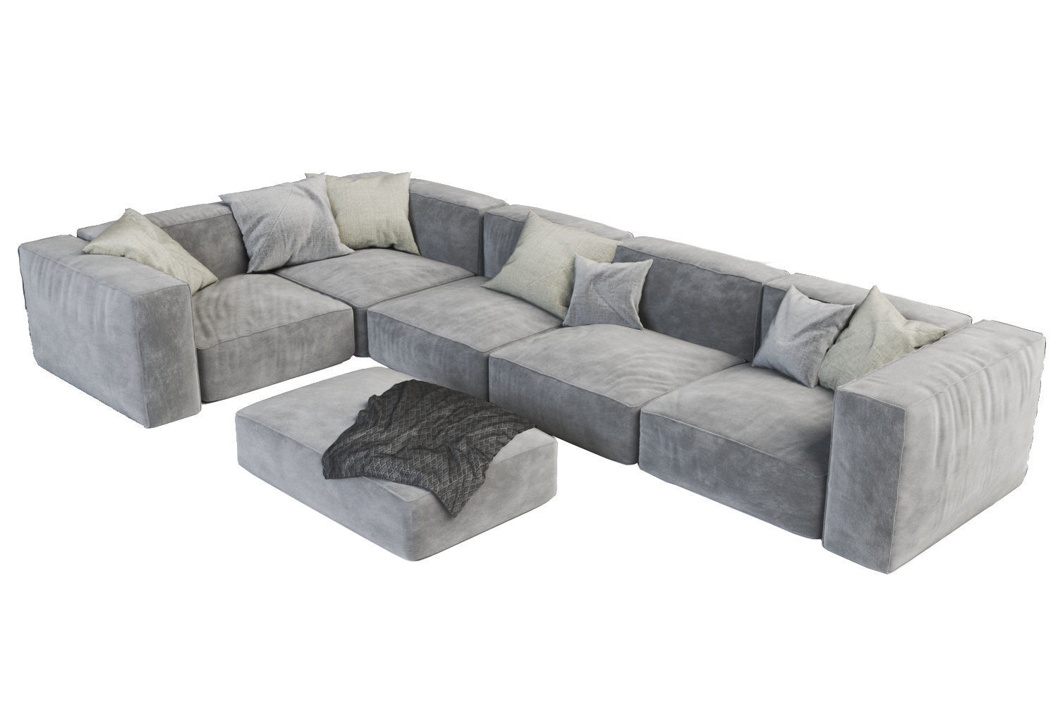 comfortable sofa 3D model_6