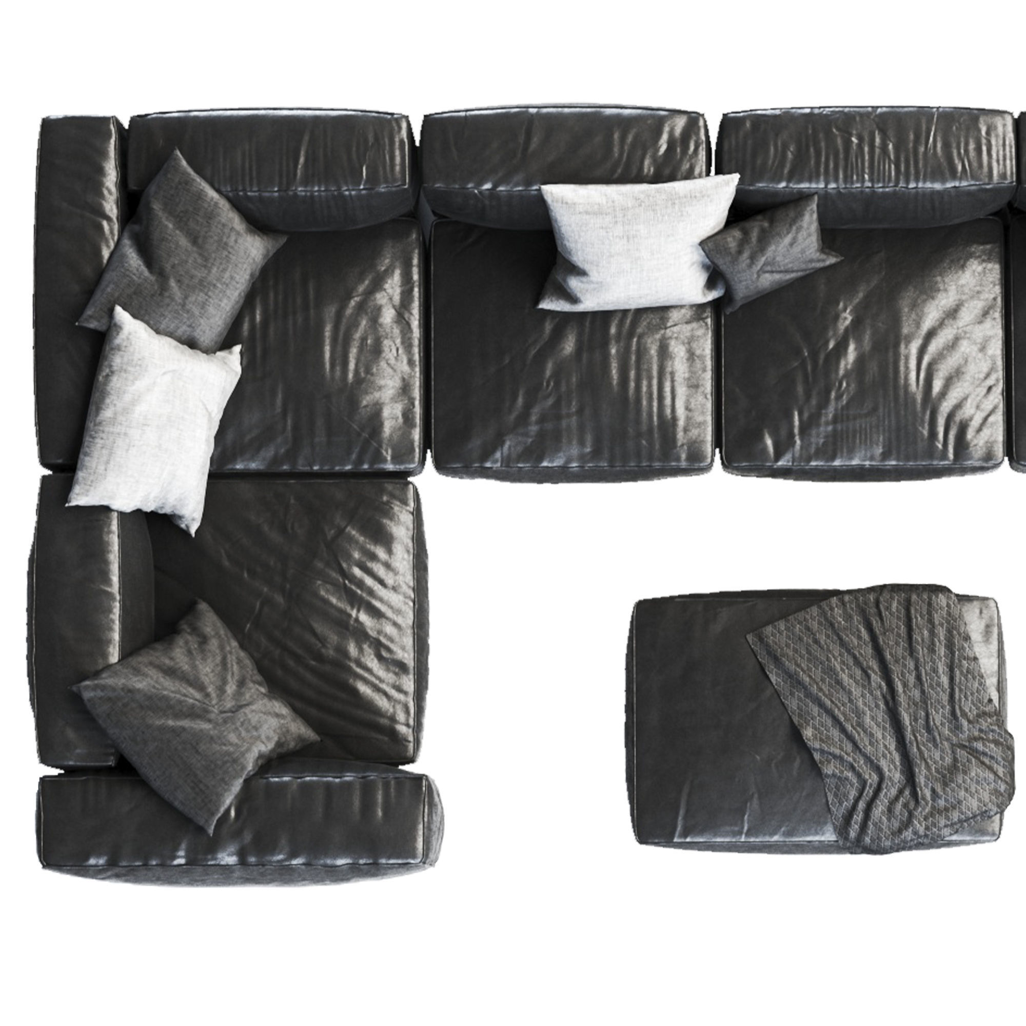comfortable sofa 3D model_10