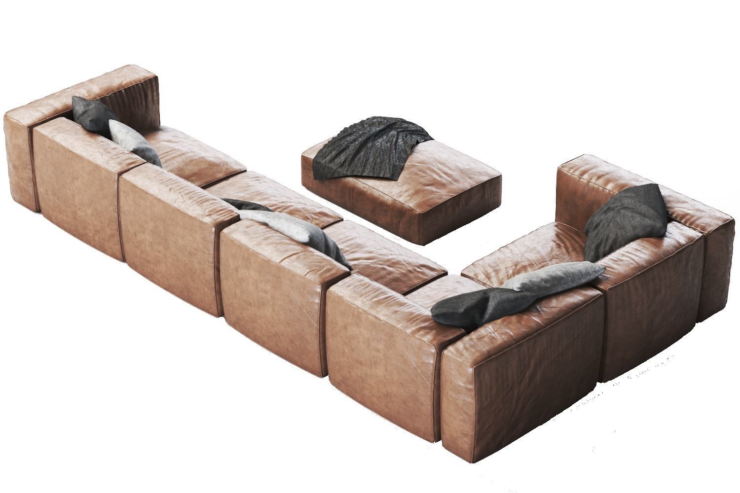 comfortable sofa 3D model_4