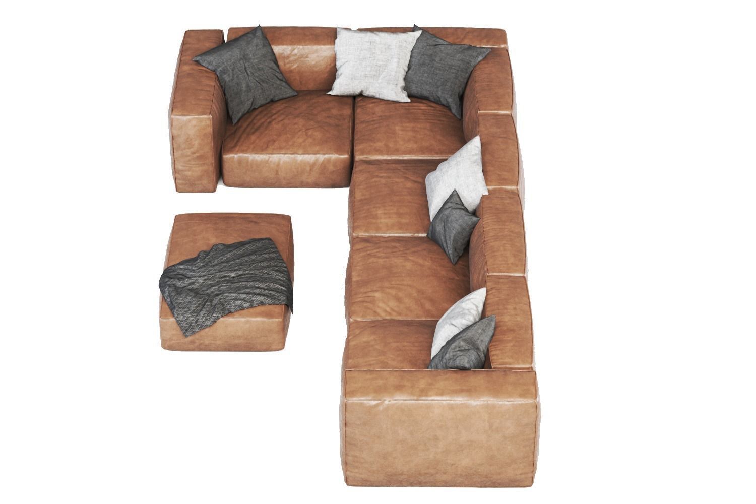 comfortable sofa 3D model_8