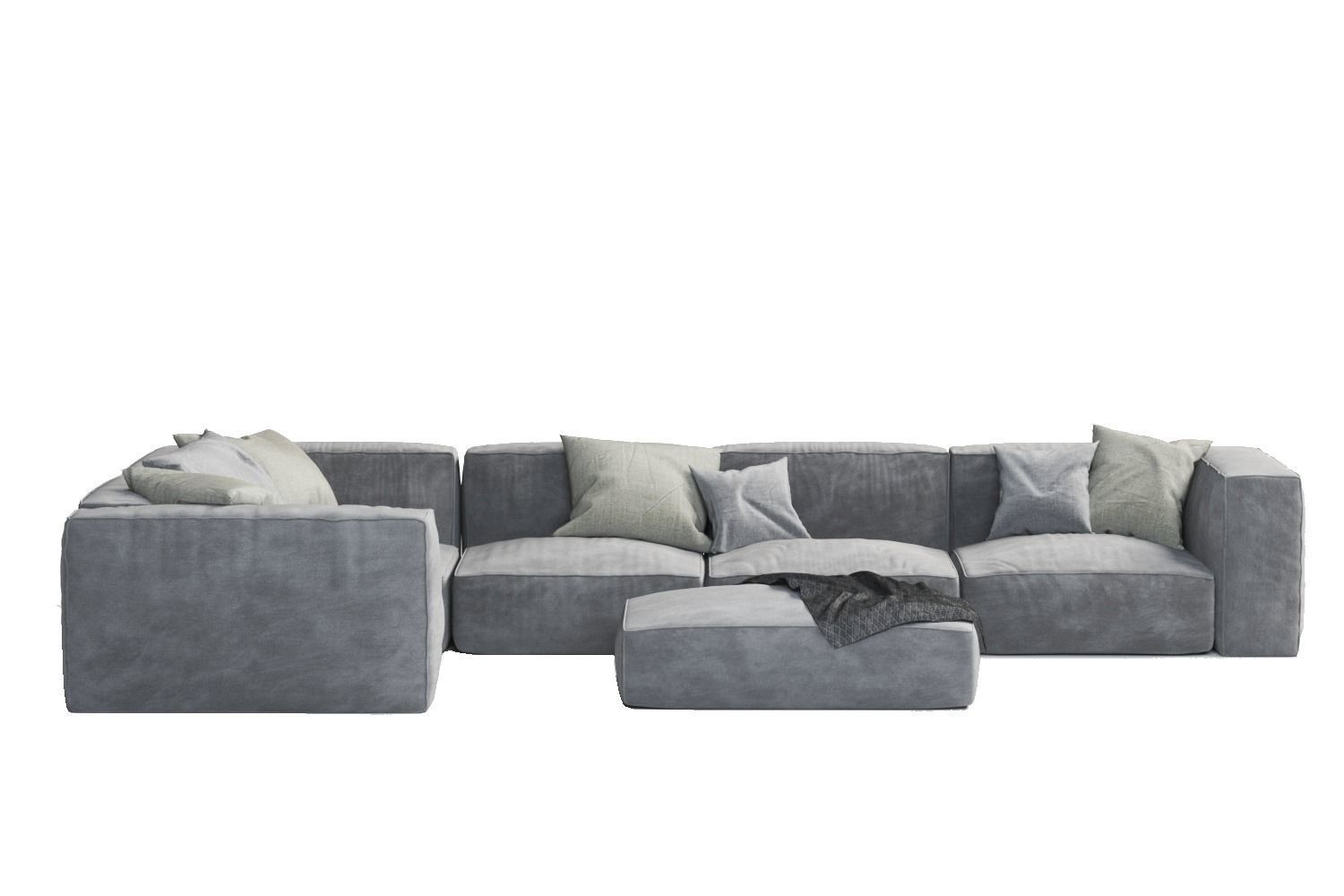 comfortable sofa 3D model_7