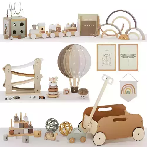 Children Decor Set 11 3D model
