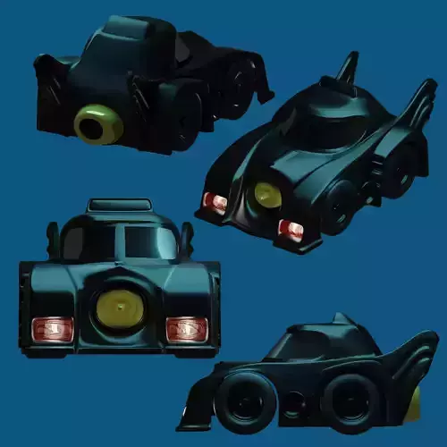 Batmobile - Batman Returns - The Flash -  mini 3D model