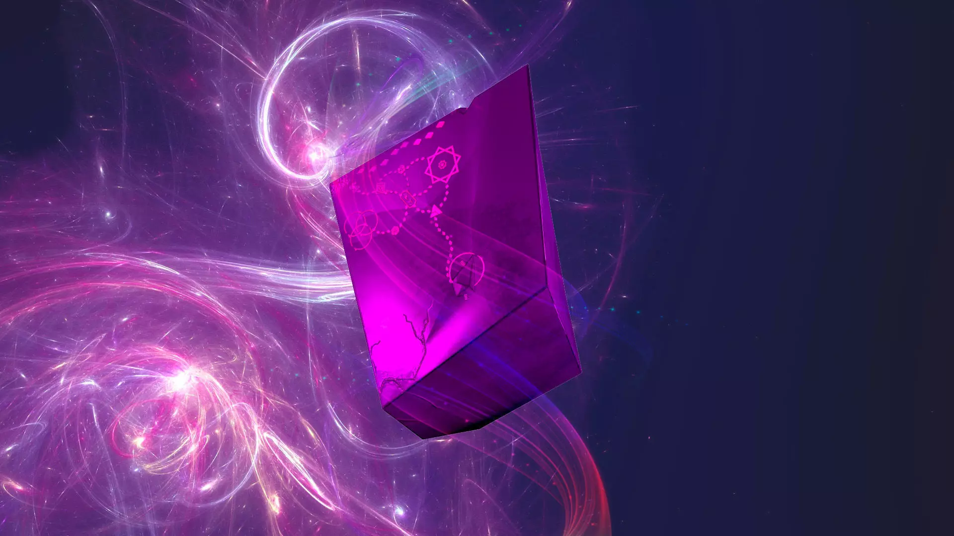 Fragment Magic Rune Stone Low-poly 3D model