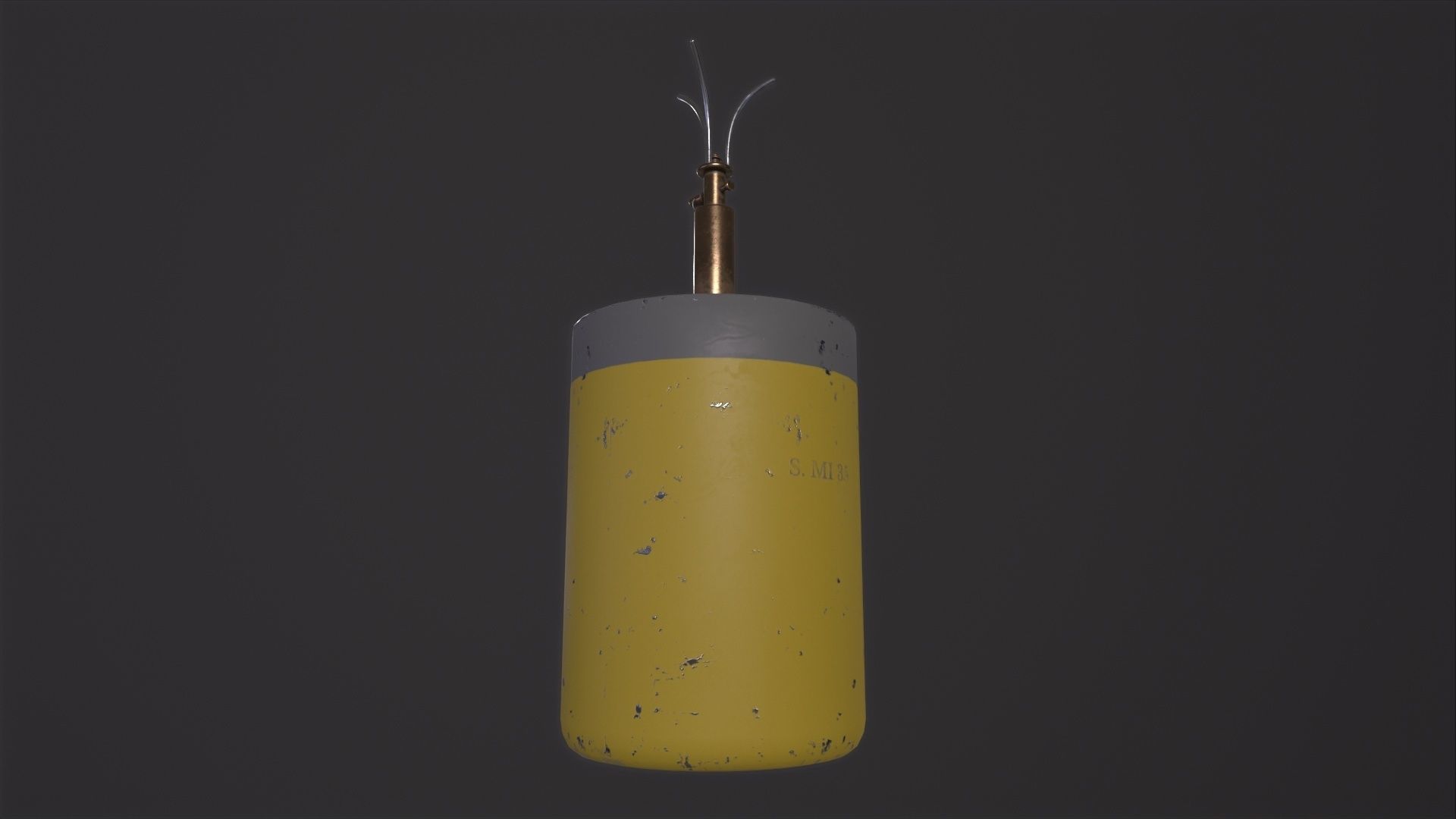 Sprengen Mine 3D Model Low-poly 3D model_4