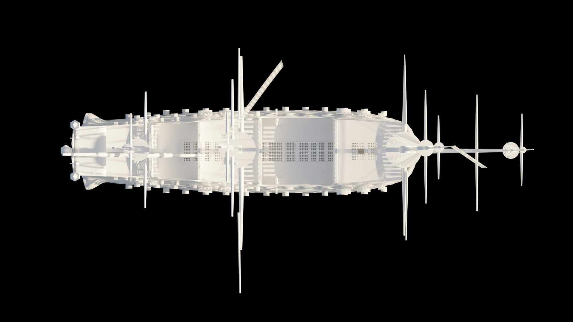 Pirate ship 3D model_14