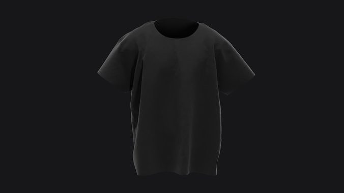Oversized T-shirt Marvelous Designer 6185L-99X-L 3D model