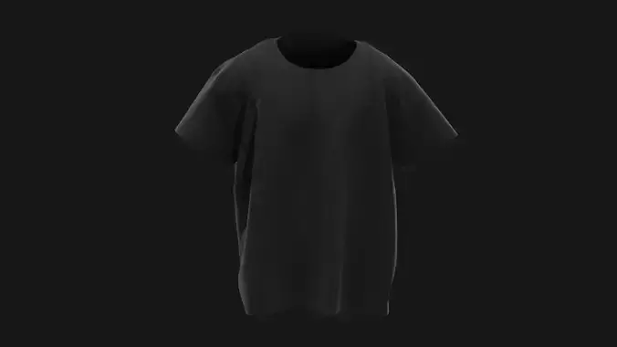 Oversized T-shirt Marvelous Designer 6185L-99X-L