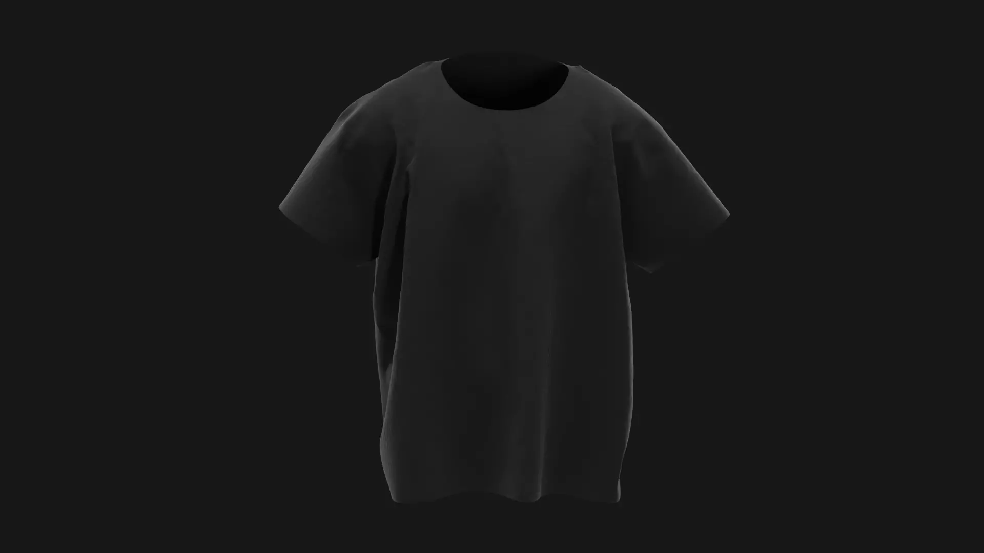 Oversized T-shirt Marvelous Designer 6185L-99X-L 3D model
