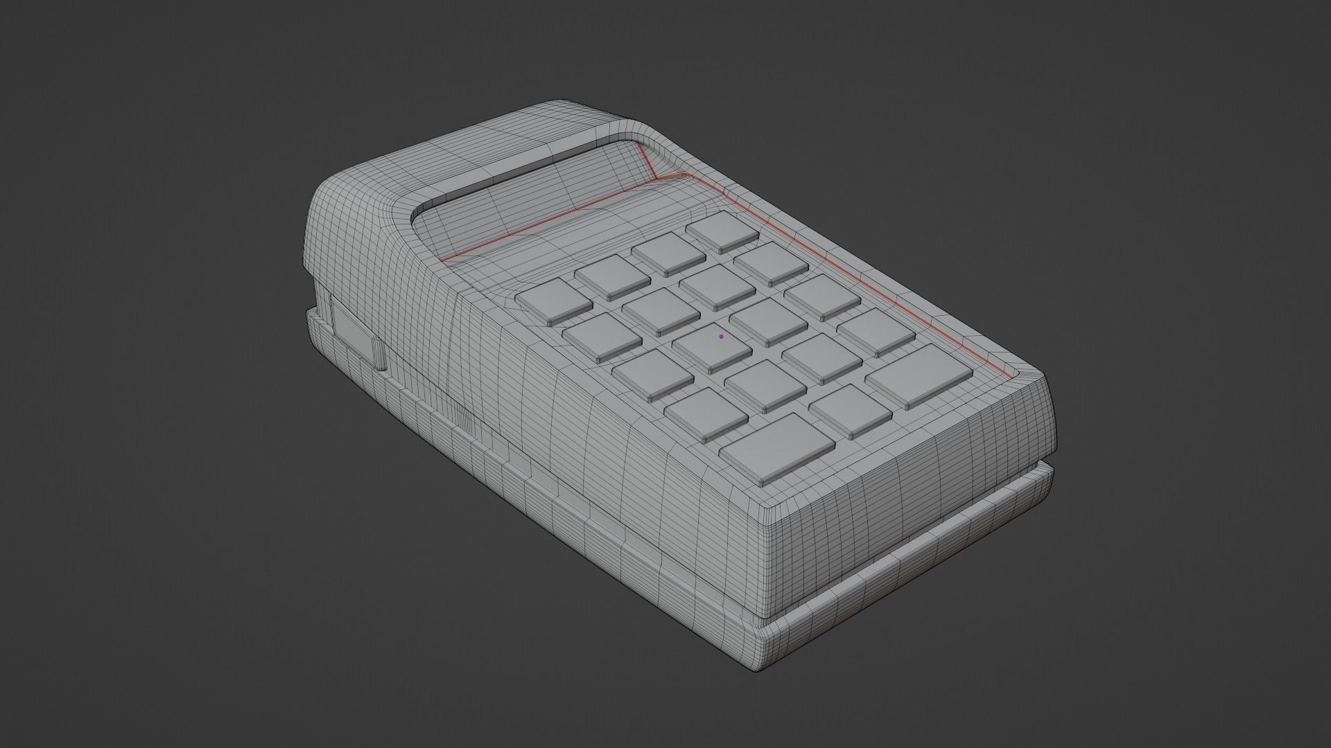 Vintage Calculator 3D model_4