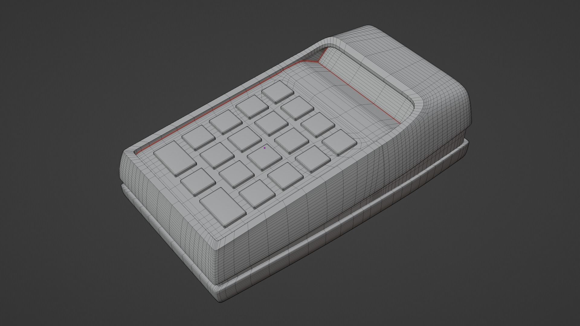 Vintage Calculator 3D model_8
