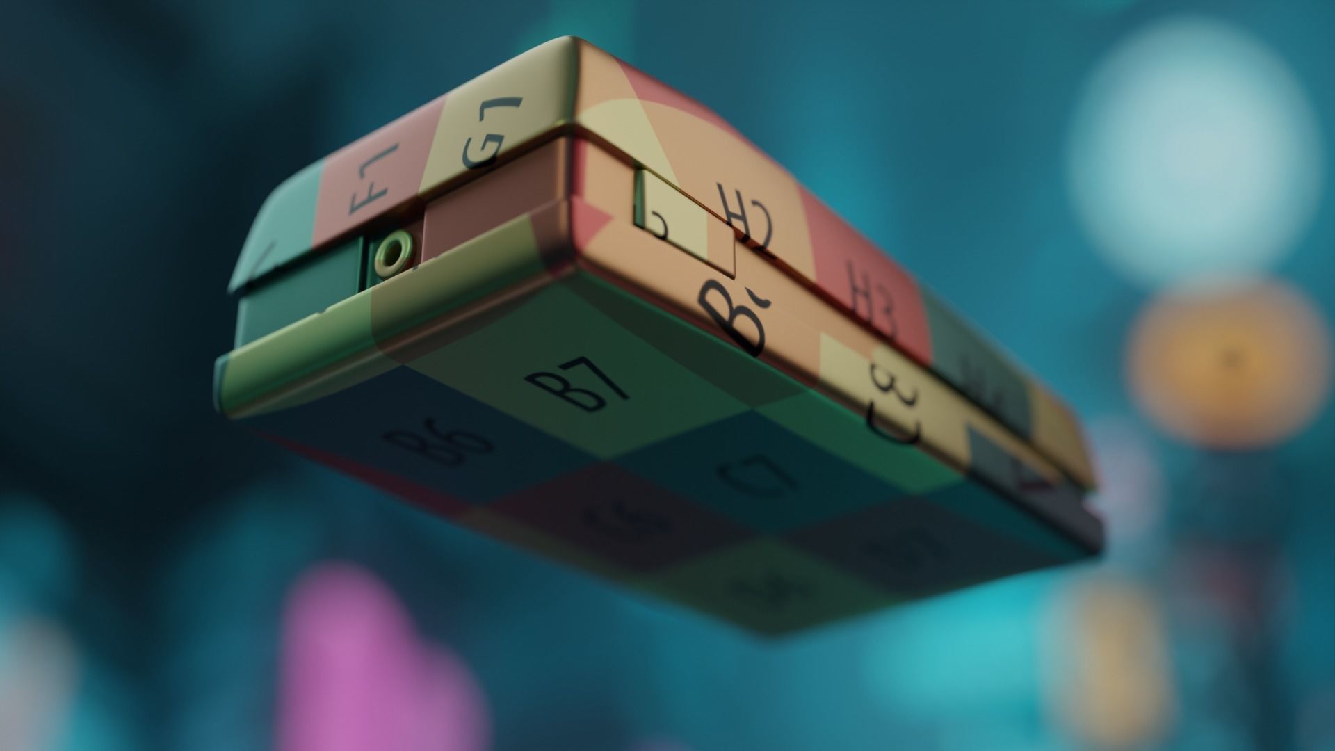 Vintage Calculator 3D model_5