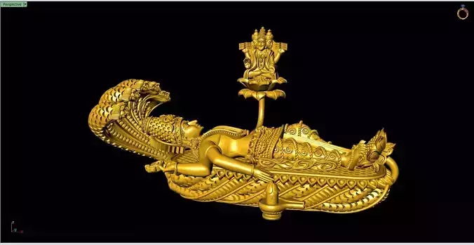 Lord Vishnu 3D-Print model