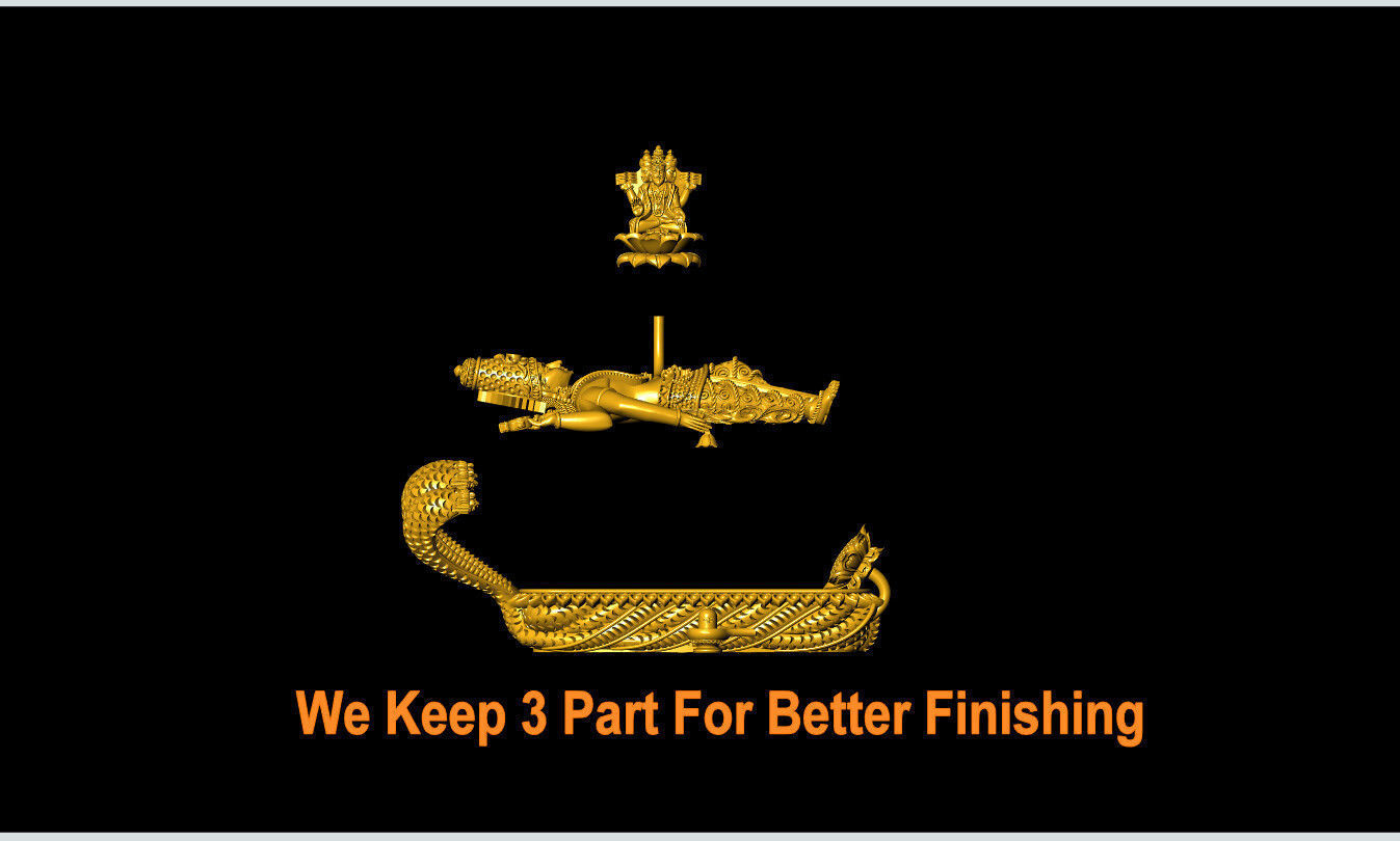 Lord Vishnu 3D-Print model 3D print model_5