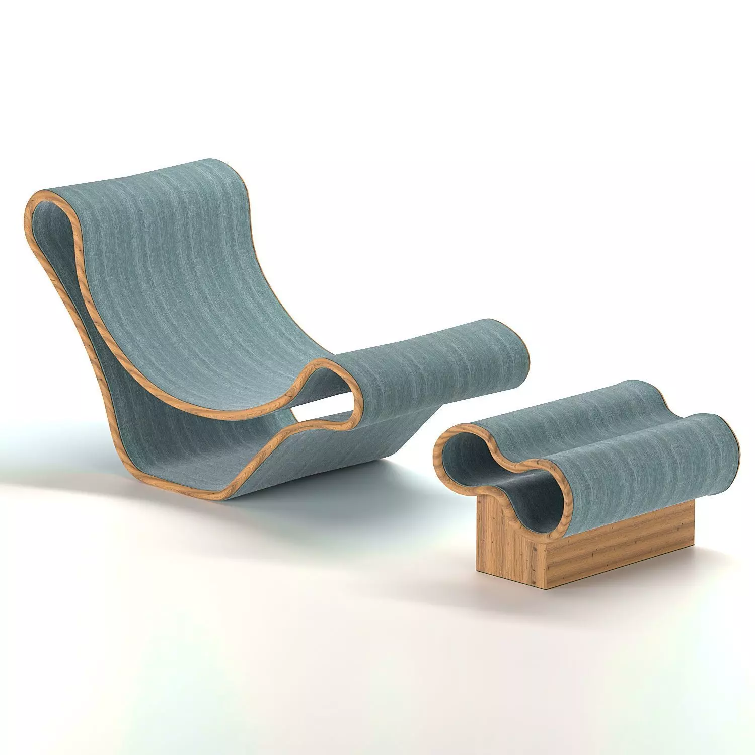 rocking chase lounge Free 3D model