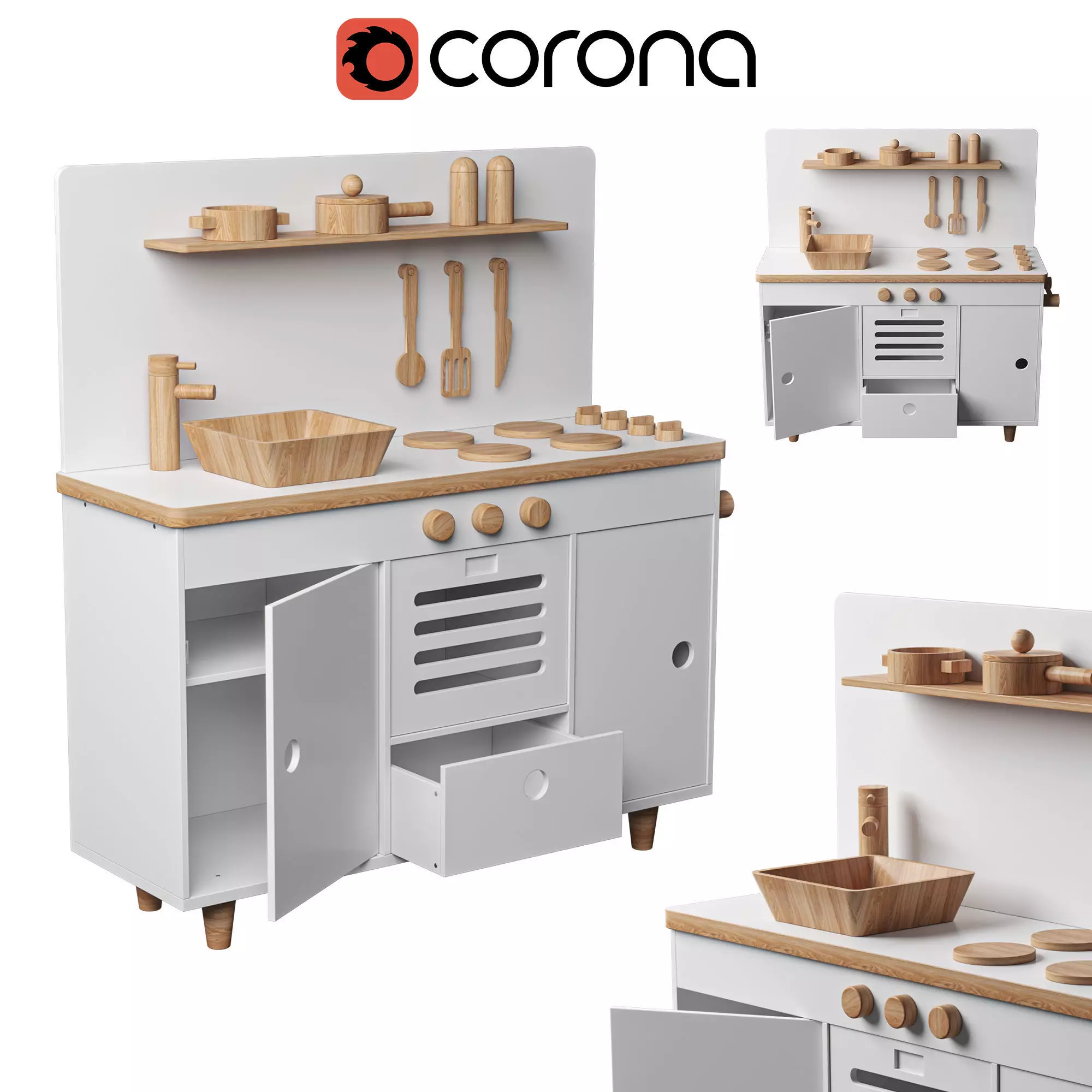 The Play Kitchen 3D model