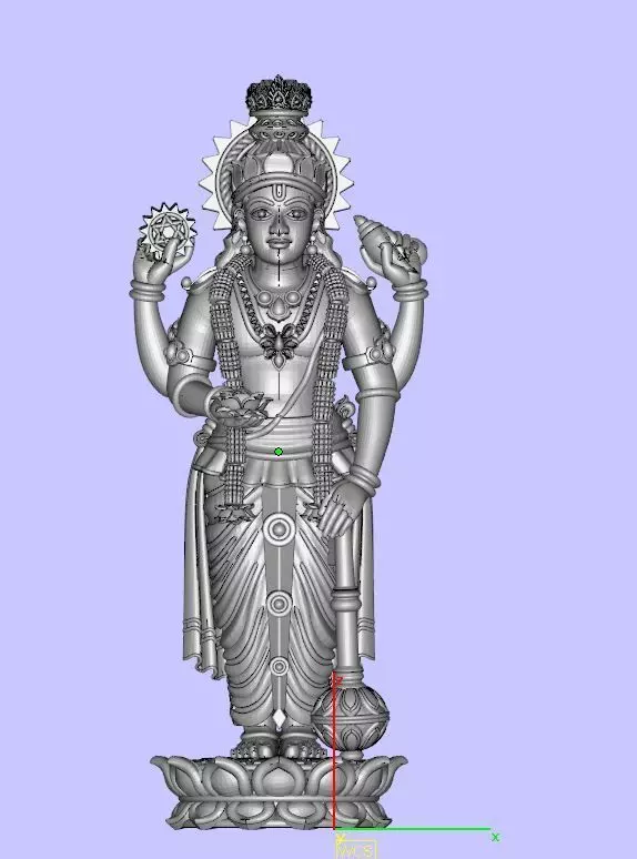 vishnu narayan cad file 3D print model