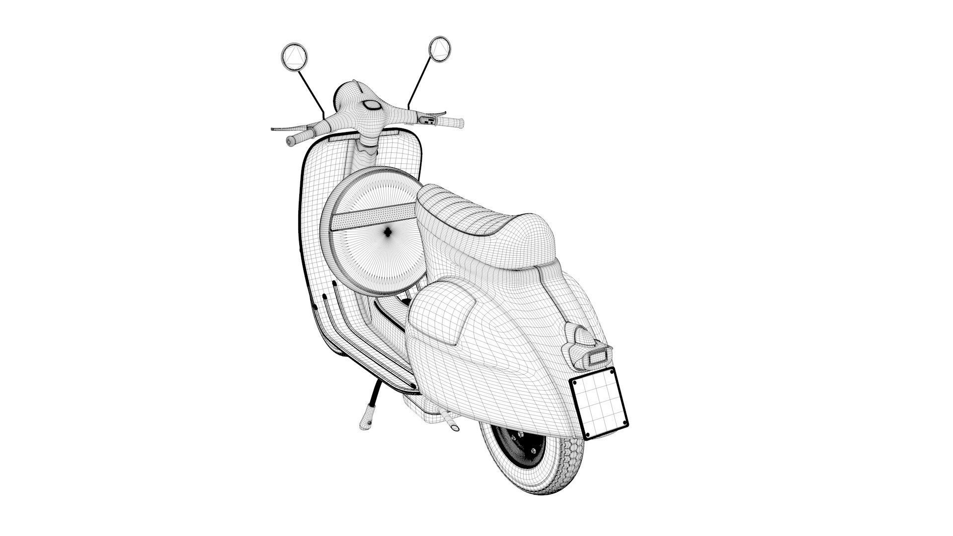 Vespa VNB 125 Classic 3D model_7