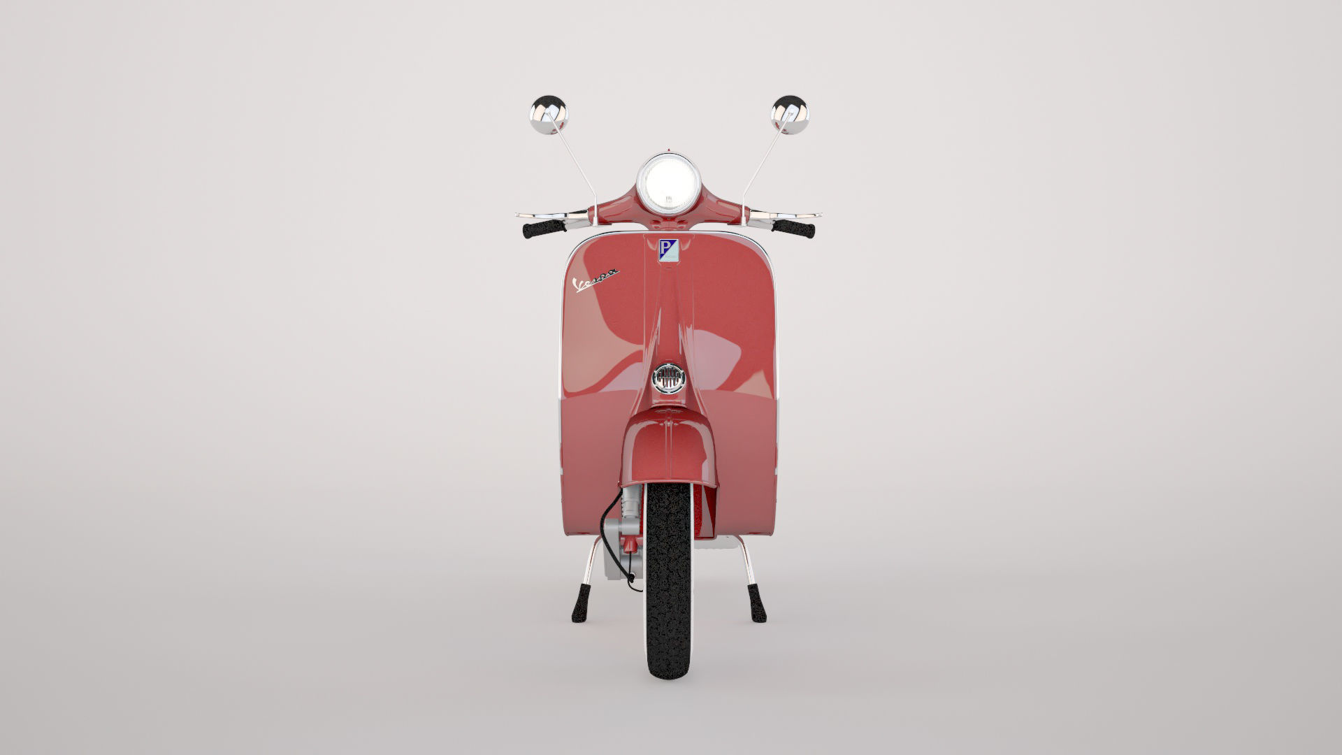 Vespa VNB 125 Classic 3D model_2