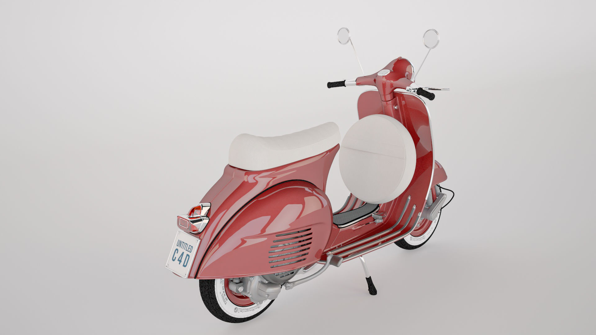 Vespa VNB 125 Classic 3D model_4