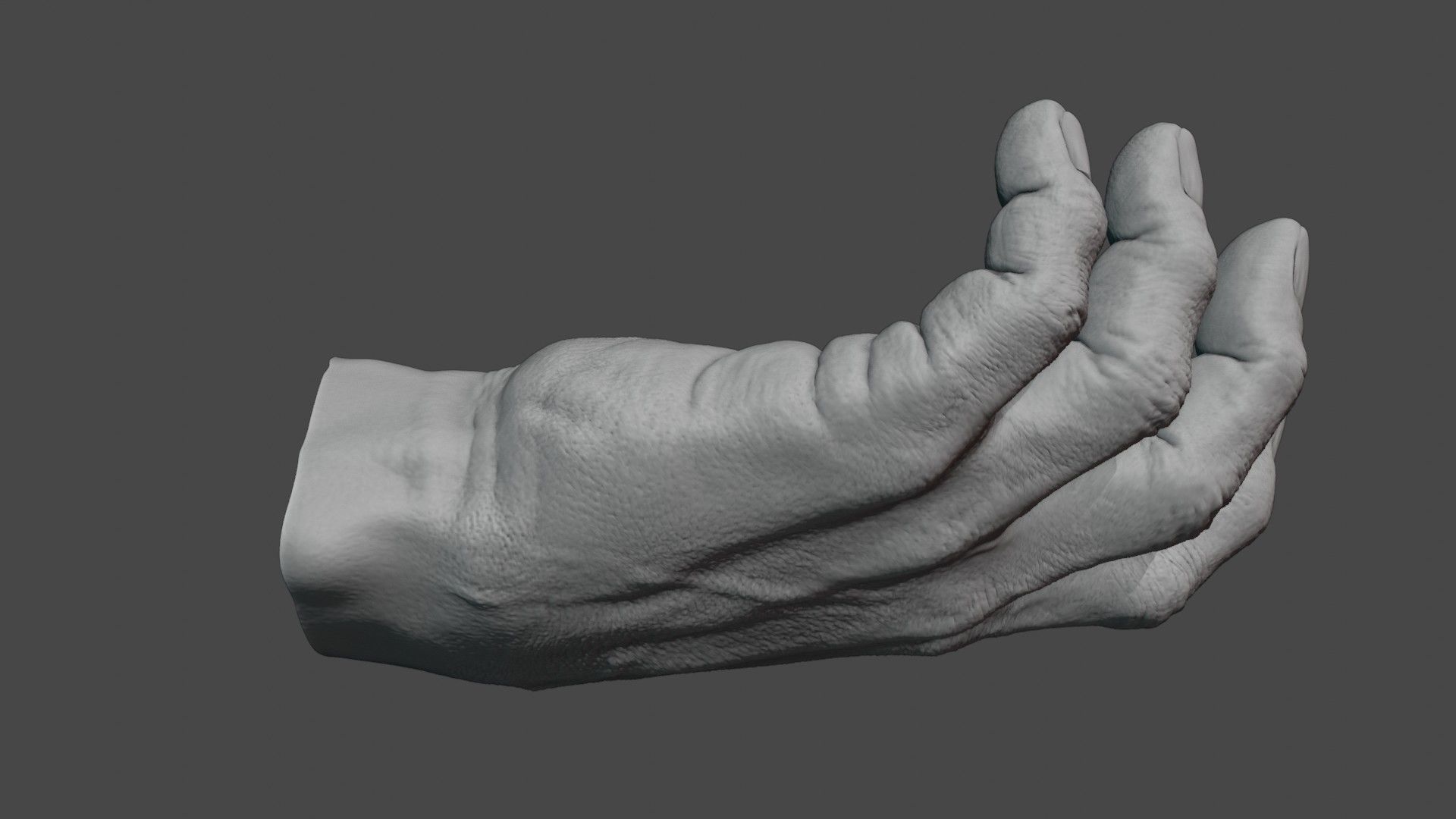Human hand 3D model_12
