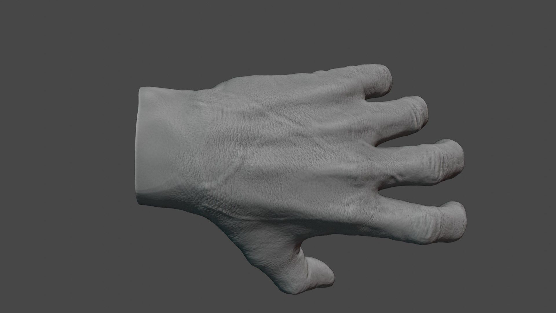 Human hand 3D model_7